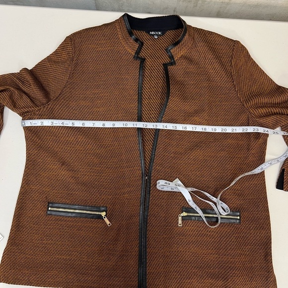 Misook Knit Brown Blazer Size PXL - Picture 5 of 11